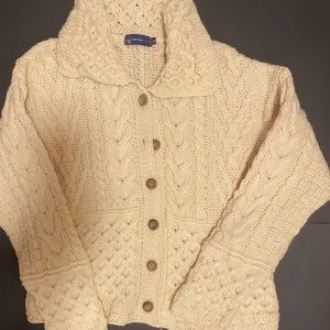 Cozy warm British wool sweater